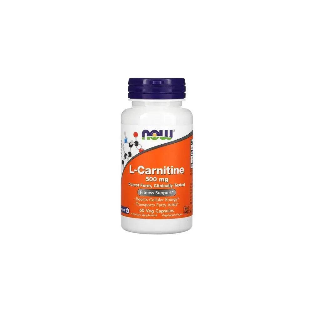 Now L-Carnitine 500 mg VCaps 60s - Wellness Shoppee