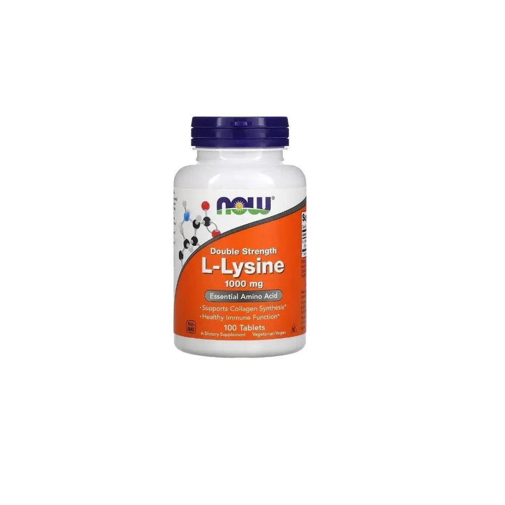 Now L-Lysine 1000mg Tabs 100s - Wellness Shoppee