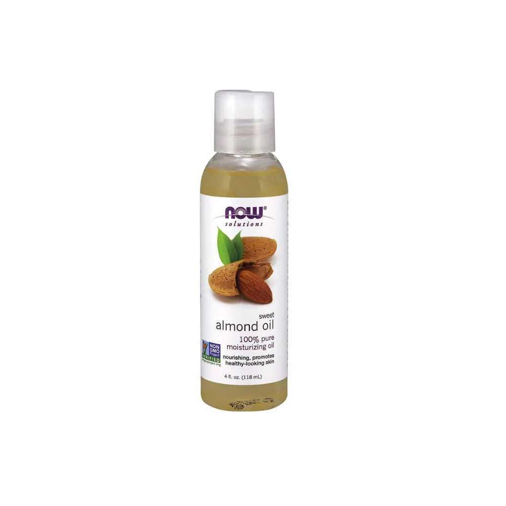 Now Solutions Almond Oil Sweet 4 oz(118ml)- 100% Pure Moisturizing Oil - Wellness Shoppee