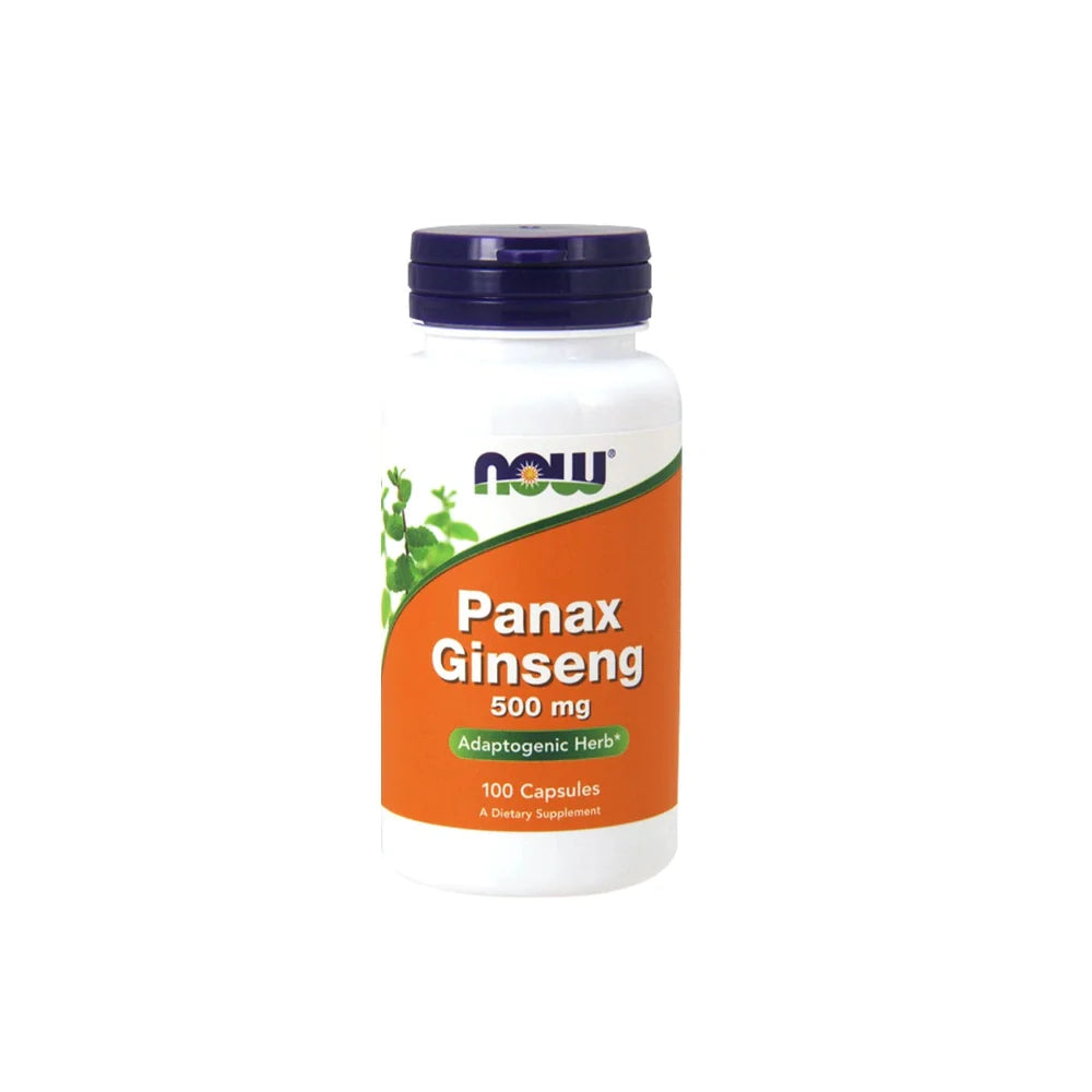 Now Panax Ginseng 500mg 100s - Wellness Shoppee