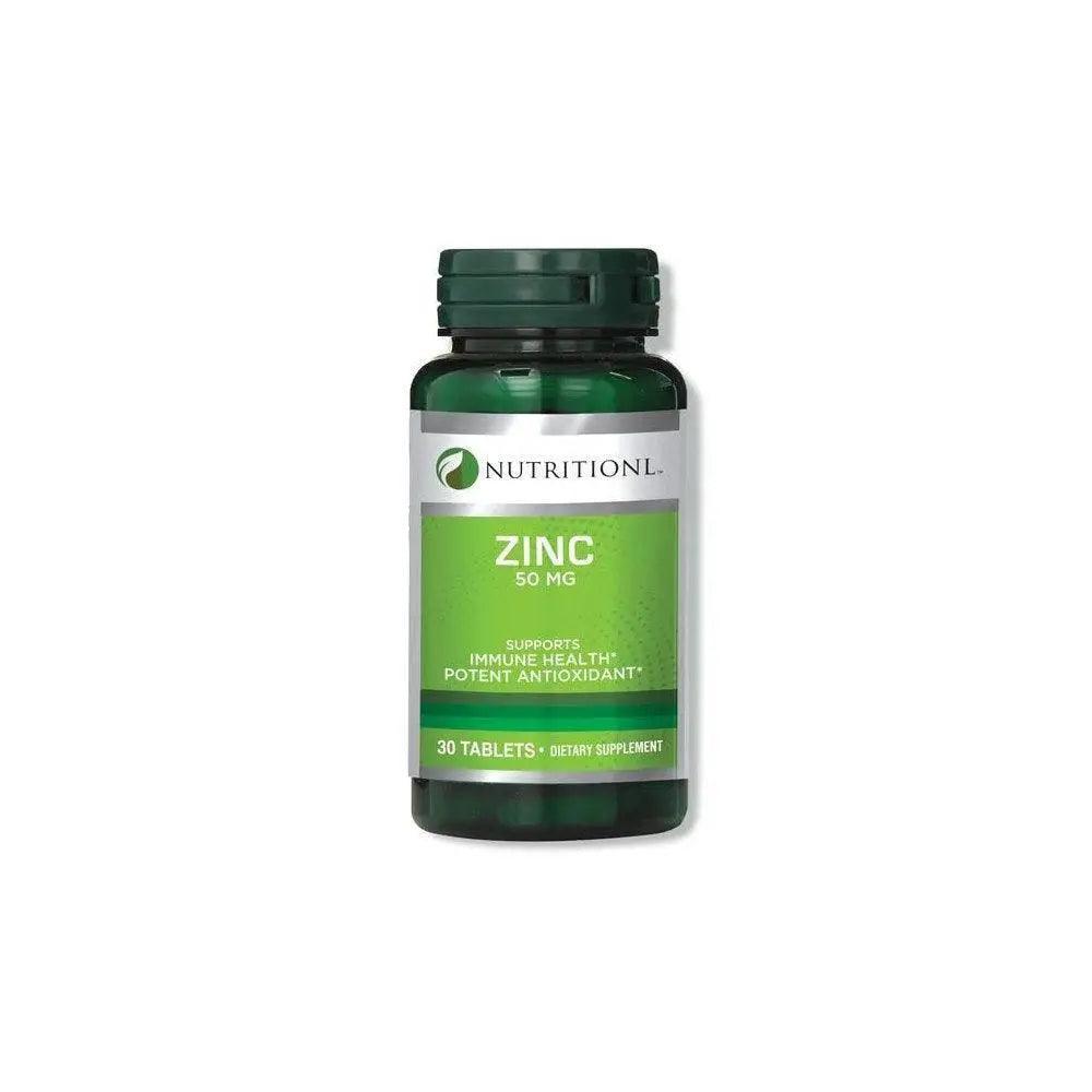 Nutritionl Zinc 50mg Tabs 30s - Wellness Shoppee