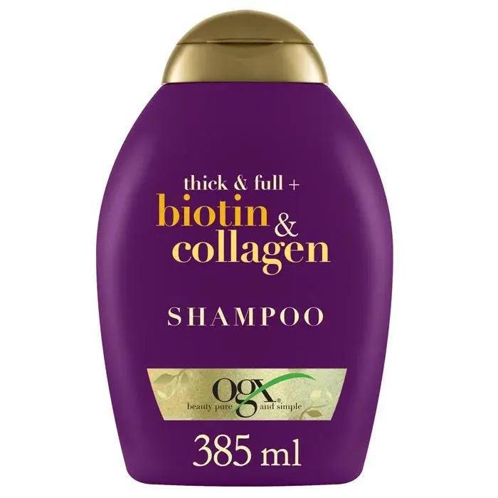 Ogx Biotin & Collagen Shampoo 385ml - Wellness Shoppee
