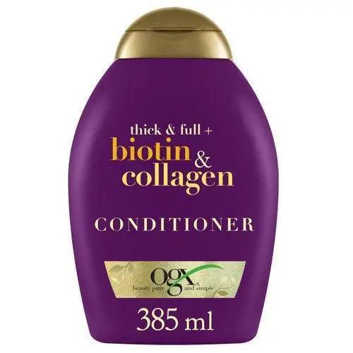 Ogx Thick & Full Biotin & Collagen Conditioner 385ml - Wellness Shoppee