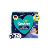 Pampers Baby-Dry Night Diaper Size 4 10-15kg 74 Diapers - Wellness Shoppee