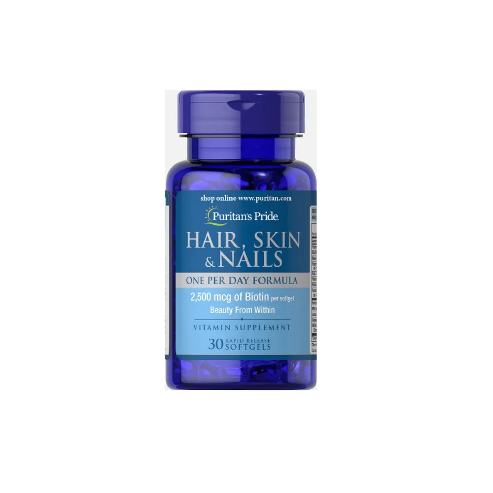 Puritan's Pride Hair, Skin & Nails softgel 30s - Wellness Shoppee
