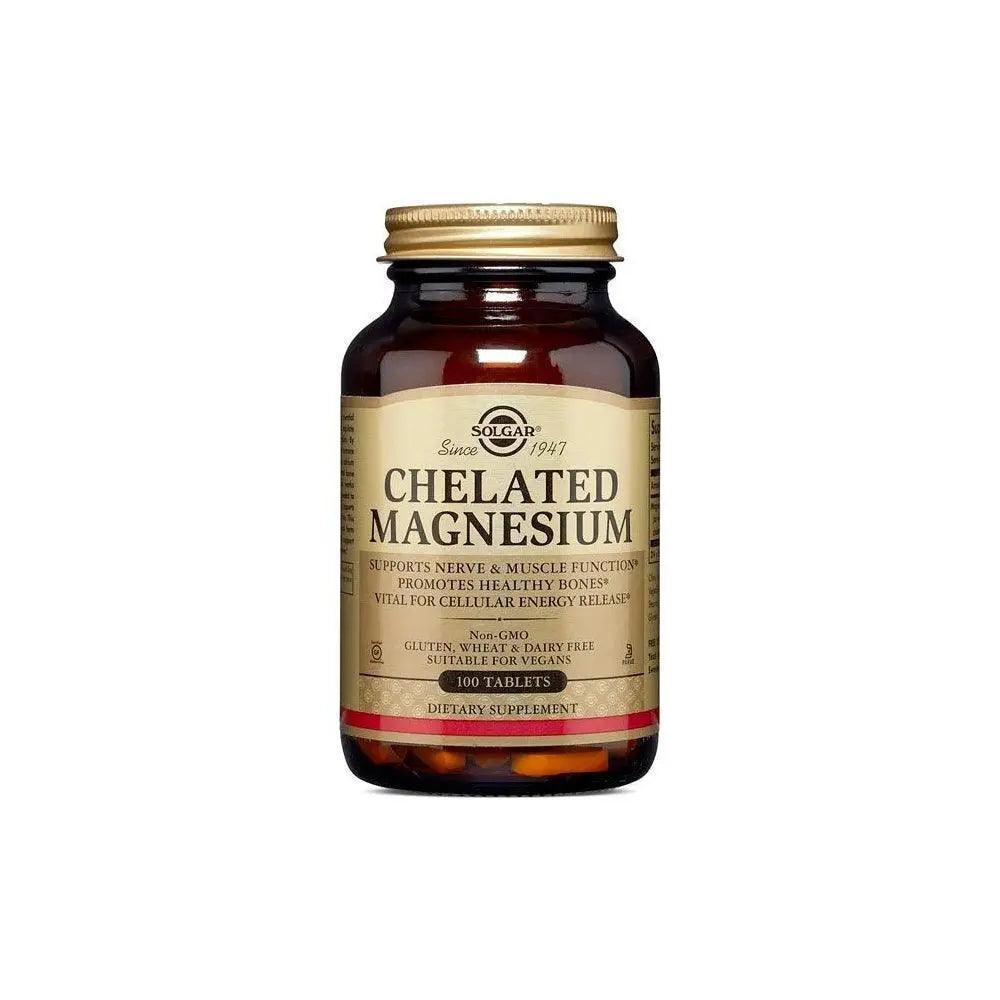 Solgar Chelated Magnesium Tablets 100s - Wellness Shoppee