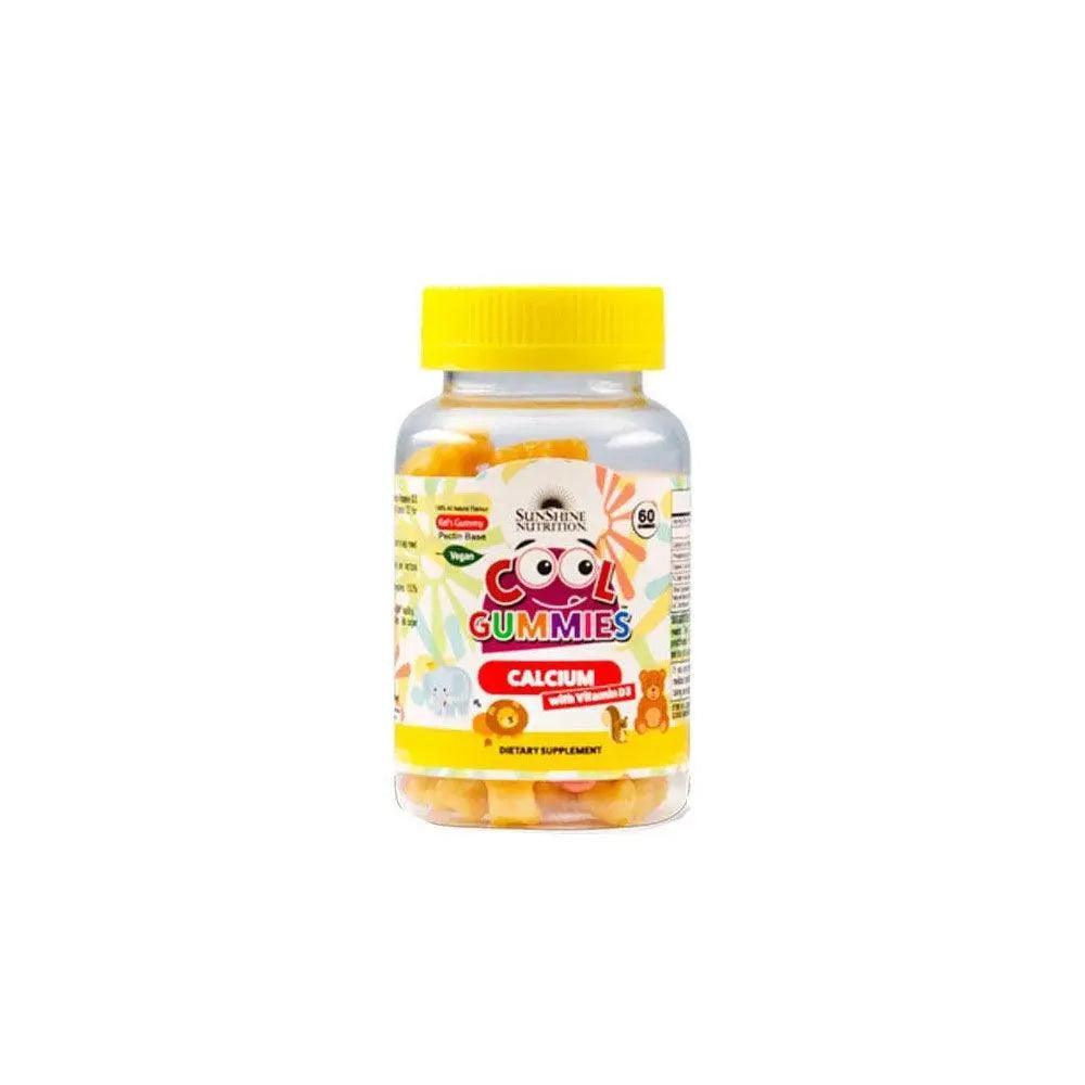 Sunshine Nutrition Cool Gummies Calcium With D3 60s - Wellness Shoppee