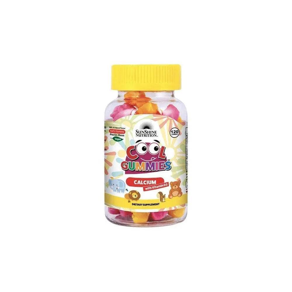 Sunshine Nutrition Cool Gummies Kids Calcium With Vitamn D3 120s - Wellness Shoppee