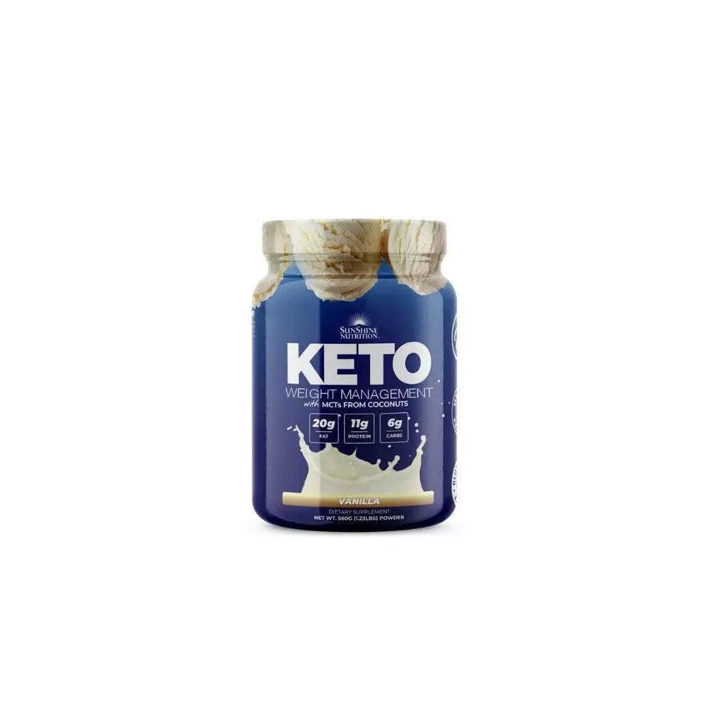 Sunshine Nutrition Keto Meal Replacement Vanilla 560 g - Wellness Shoppee