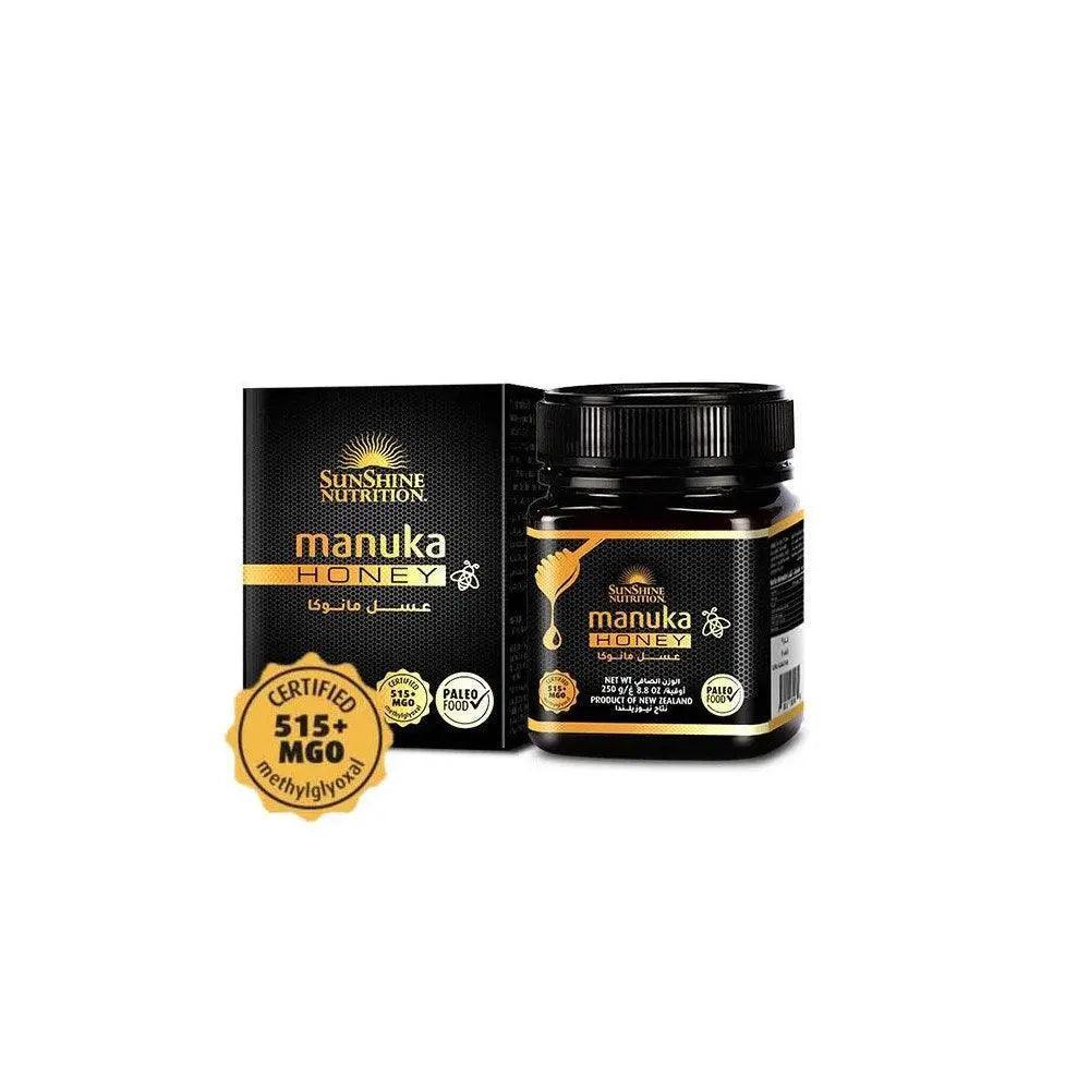 Sunshine Nutrition Manuka Honey 515+ Mgo 250g - Wellness Shoppee