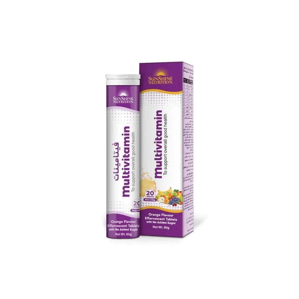 Sunshine Nutrition Multivitamin Effervescent 20 Tablets - Wellness Shoppee