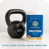 Sunwarrior Plant Based Warrior Blend Protein Vanilla 750g - Wellness Shoppee