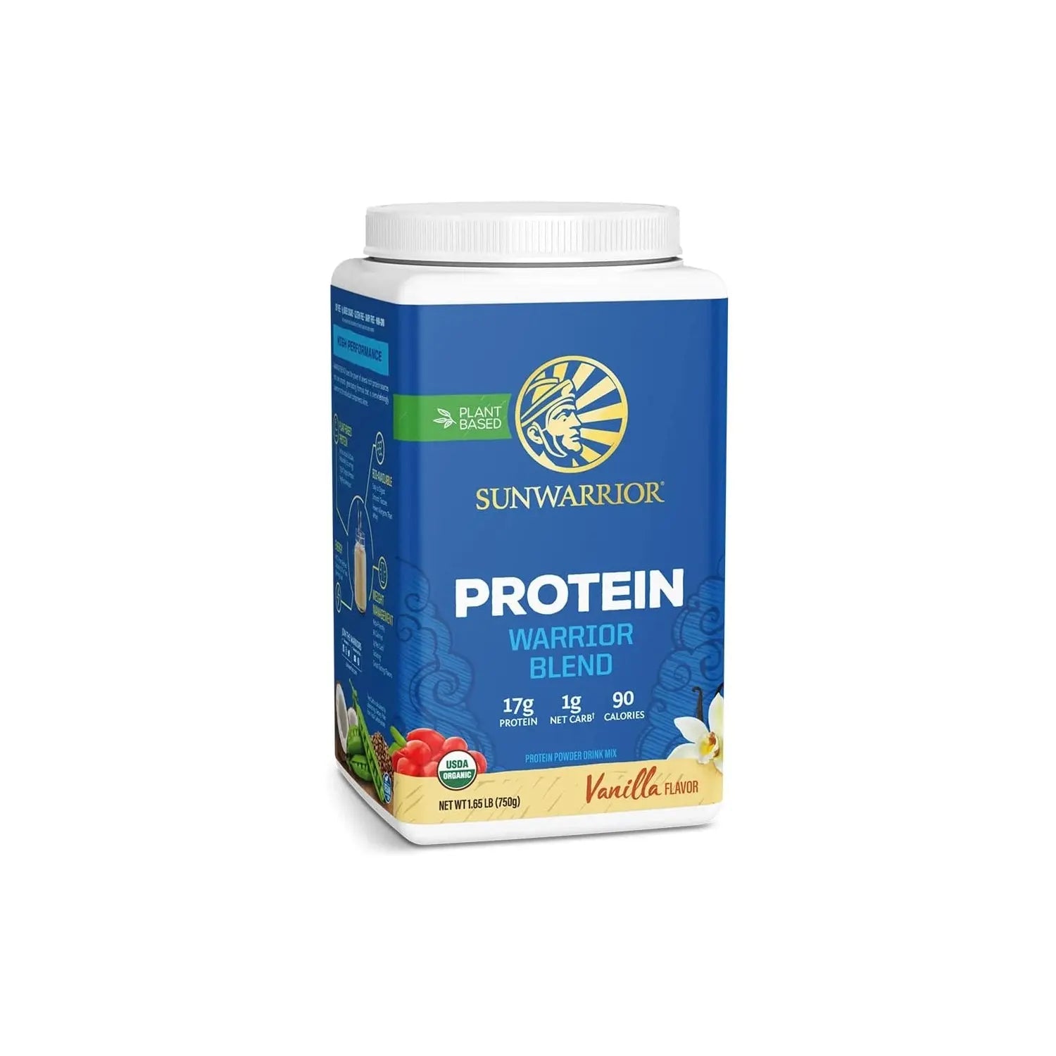 Sunwarrior Plant Based Warrior Blend Protein Vanilla 750g - Wellness Shoppee
