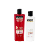 TREsemme Keratin Smooth & Straight Shampoo 400ml & Conditioner 180ml - Wellness Shoppee
