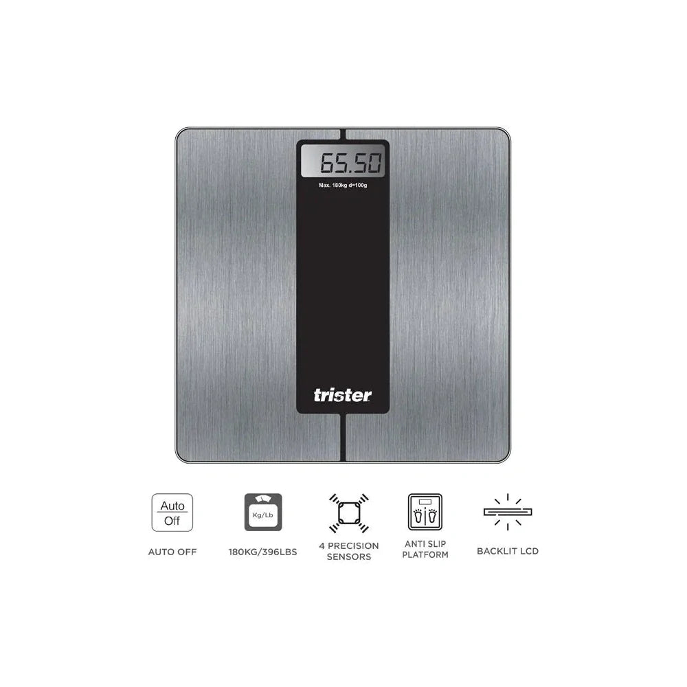 Trister Digital Personal Weighing Scale 180Kg - TS-400PS-S - Wellness Shoppee