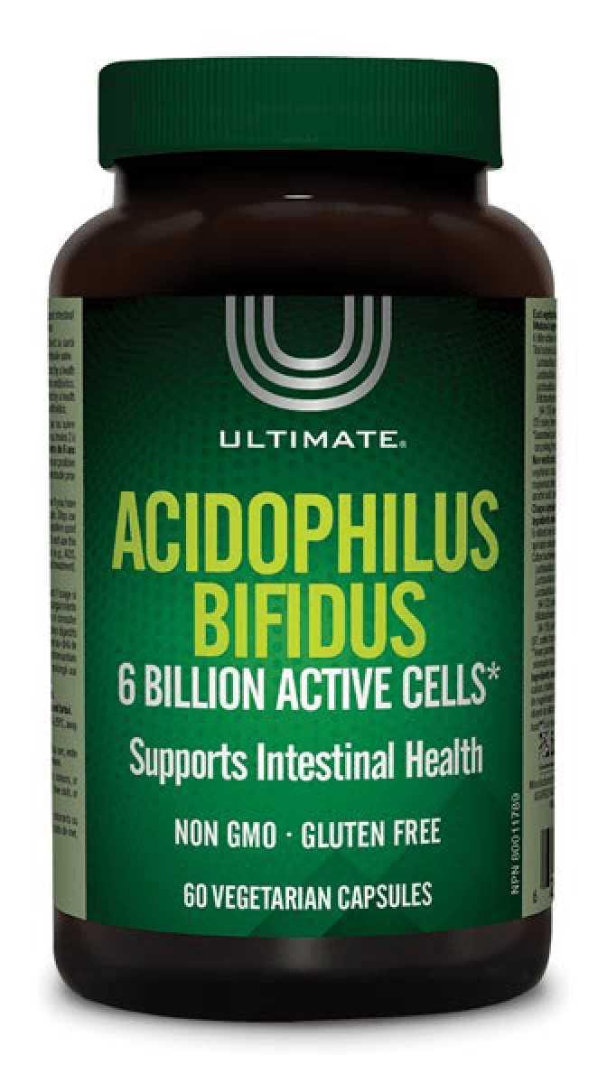 Ultimate Acidophilus Bifidus 6 Billion 60s - Wellness Shoppee