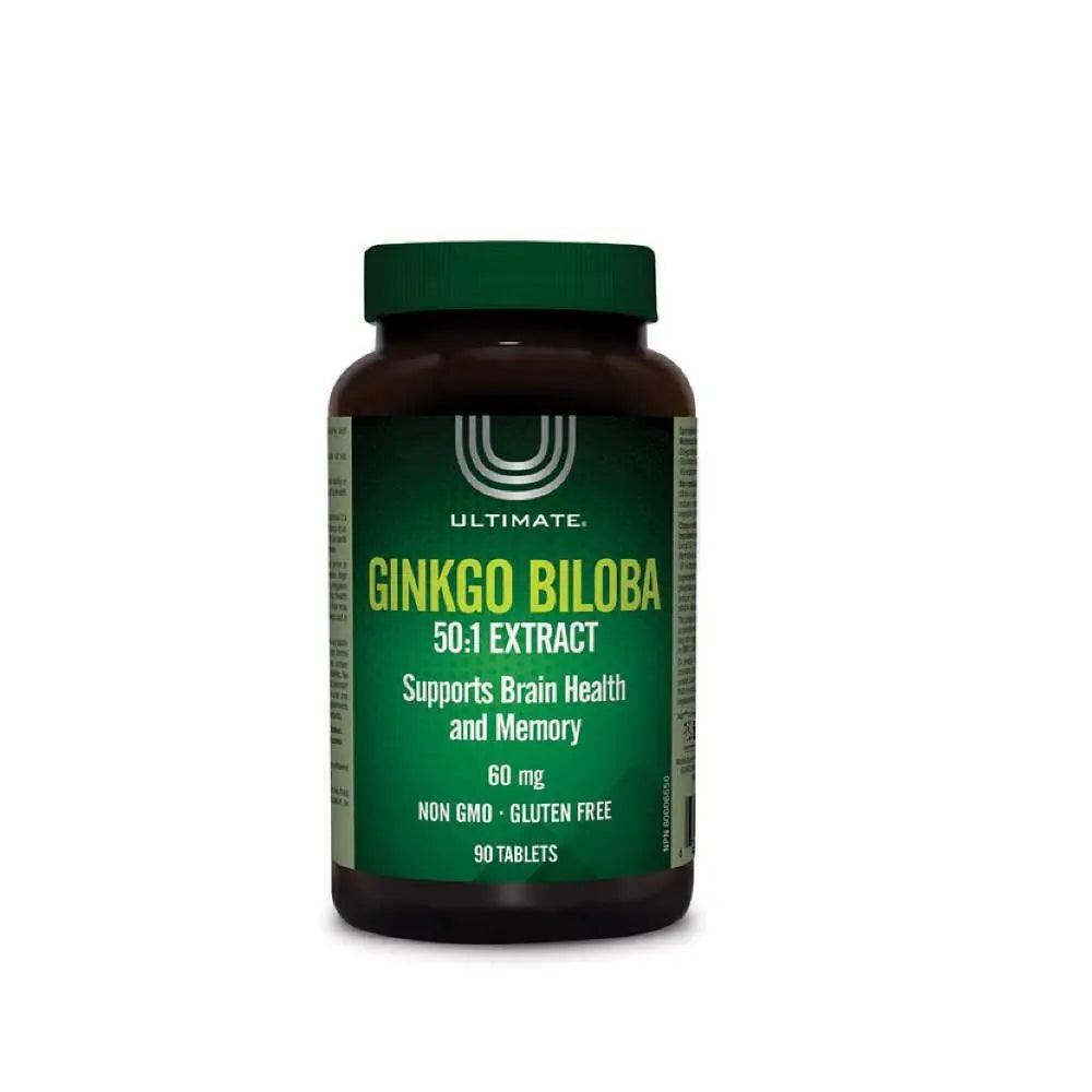 Ultimate Ginkgo Biloba 60mg 90s - Wellness Shoppee