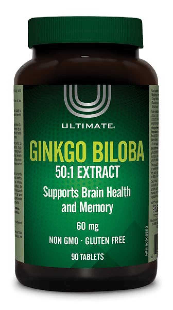Ultimate Ginkgo Biloba 60mg 90s - Wellness Shoppee