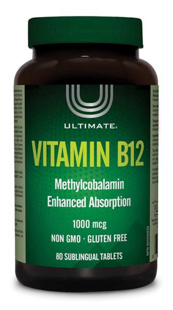 Ultimate Vitamin B12 1000mcg 80s - Wellness Shoppee