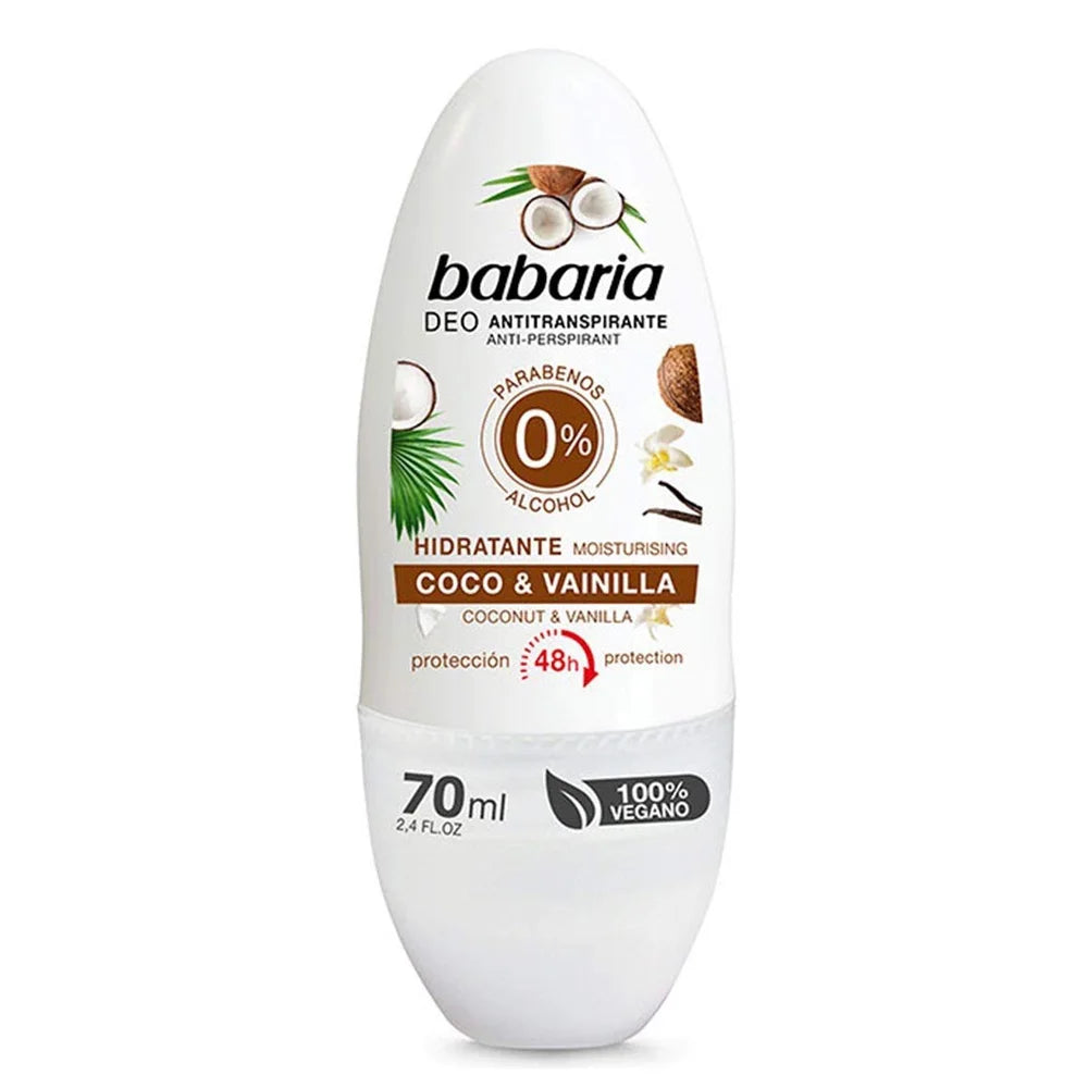 BABARIA ROLL ON DEO COCO AND VANILLA 70 ML - Wellness Shoppee