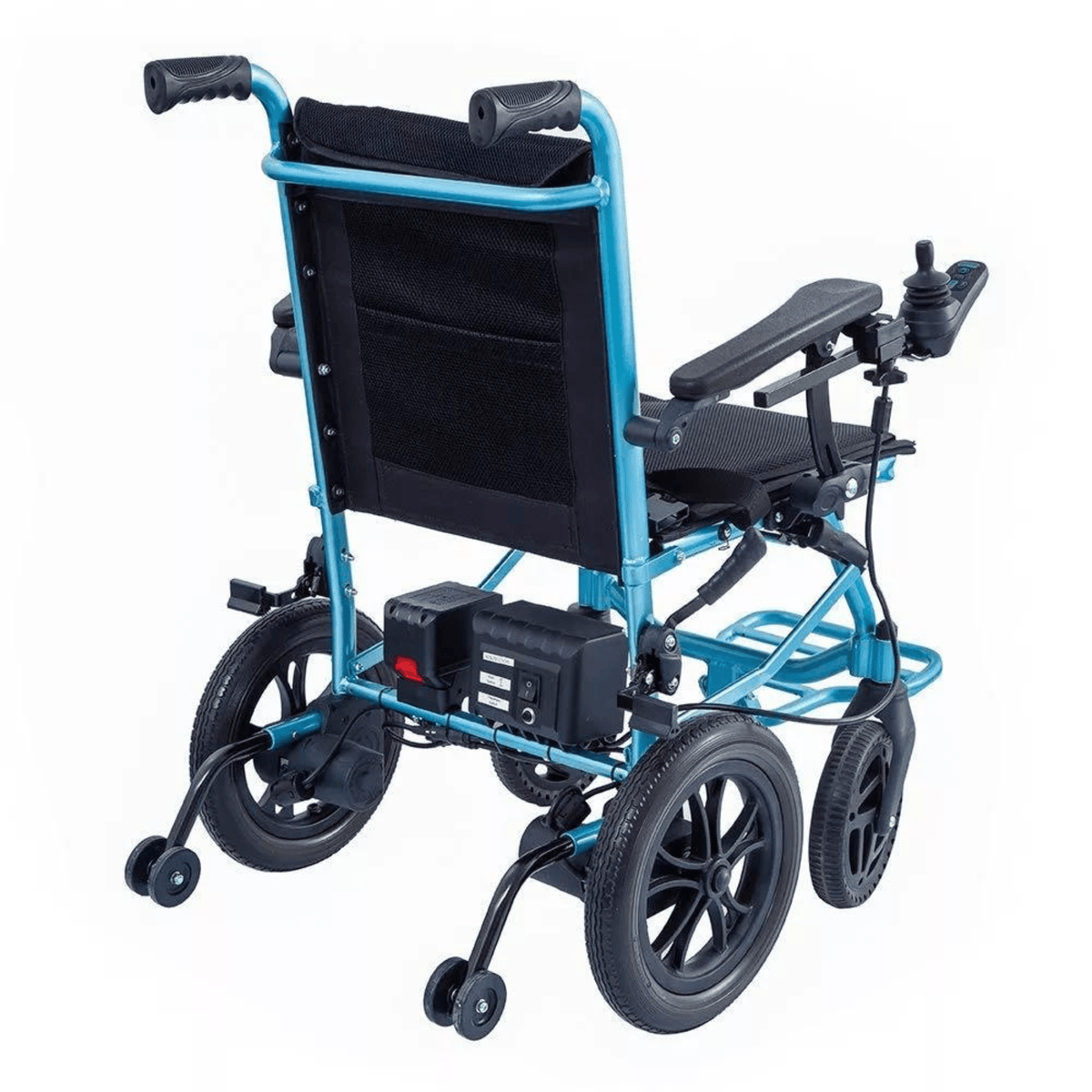 Wolaid Electric Wheelchair Blue JL158 - Wellness Shoppee