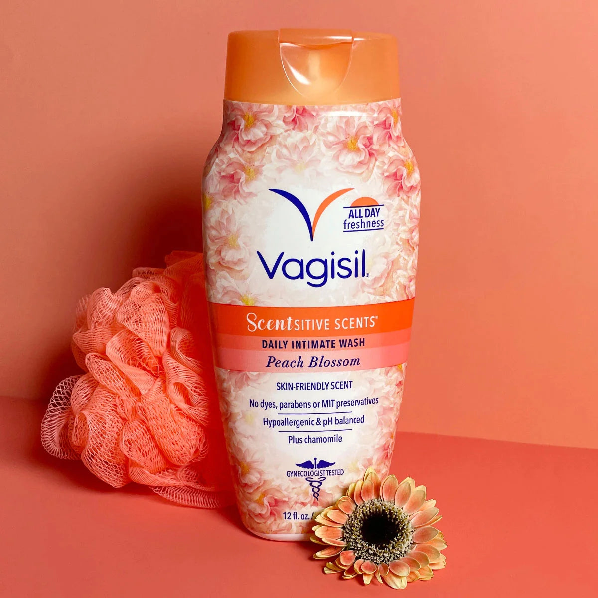 Vagisil Scentsitive Scents® Peach Blossom Intimate Wash 354ml - Wellness Shoppee