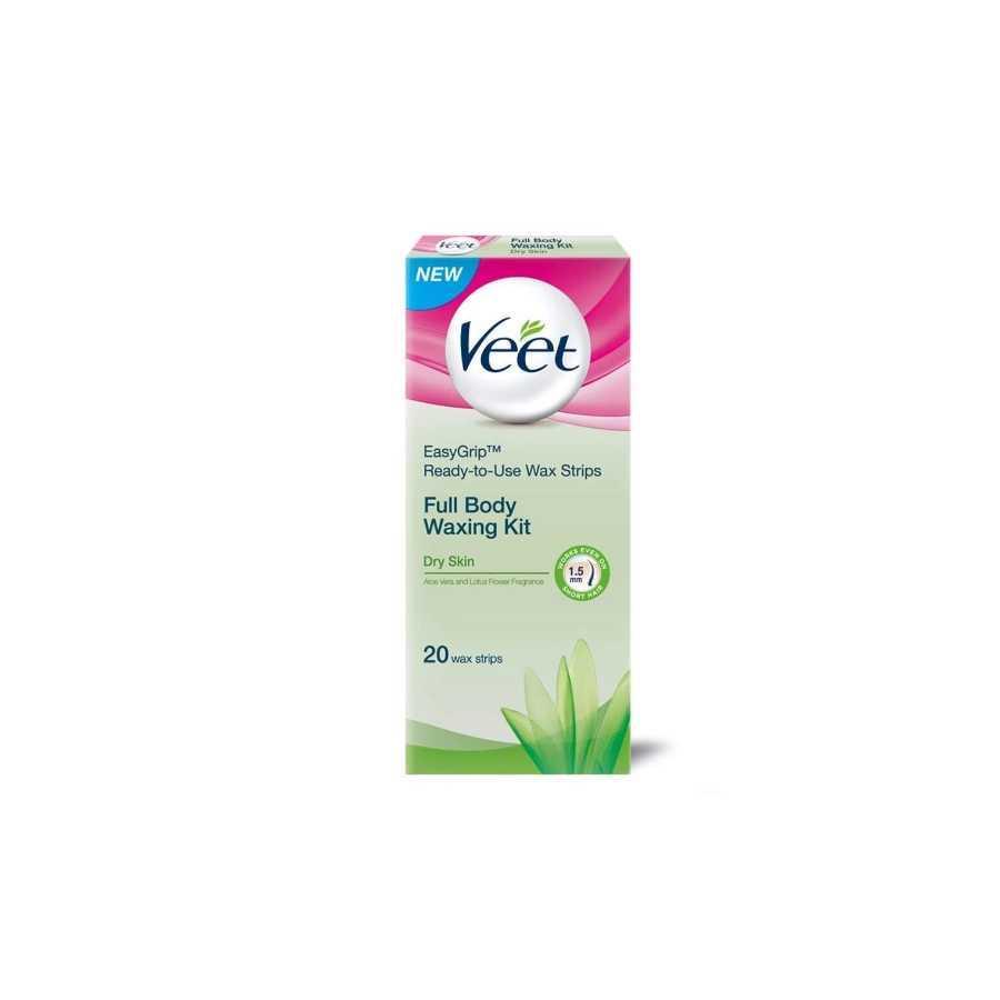 Veet Dry Skin Wax Strips 20s - Wellness Shoppee