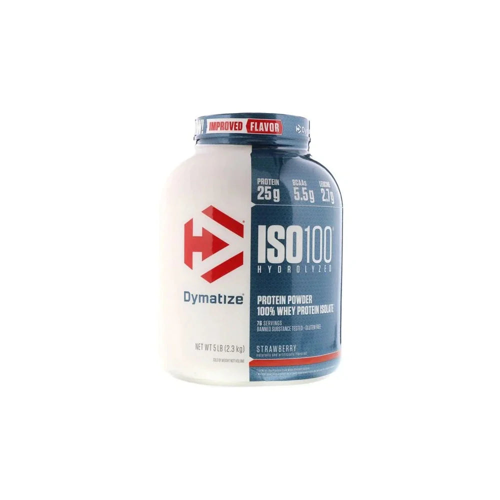 Dymatize ISO100 Whey Protein Strawberry 5Lbs - Wellness Shoppee
