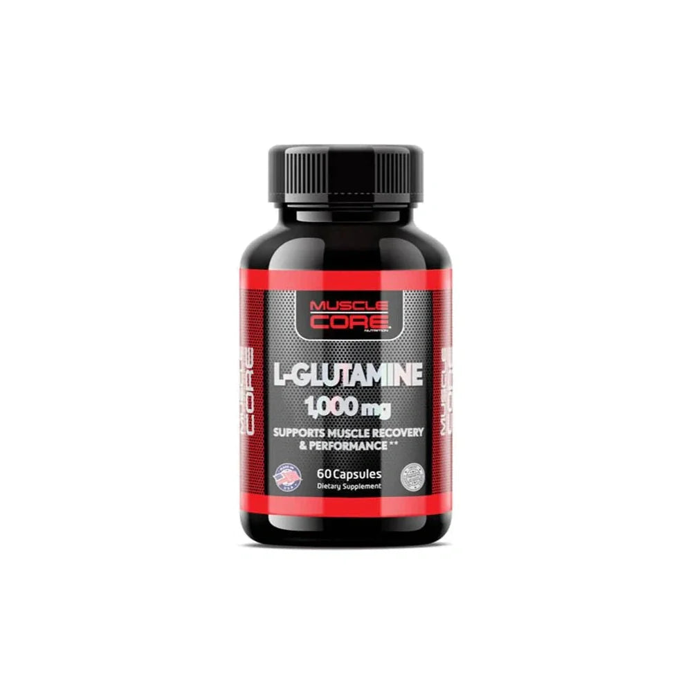 Muscle Core L-Glutamine 1000 mg 60 Capsules - Wellness Shoppee