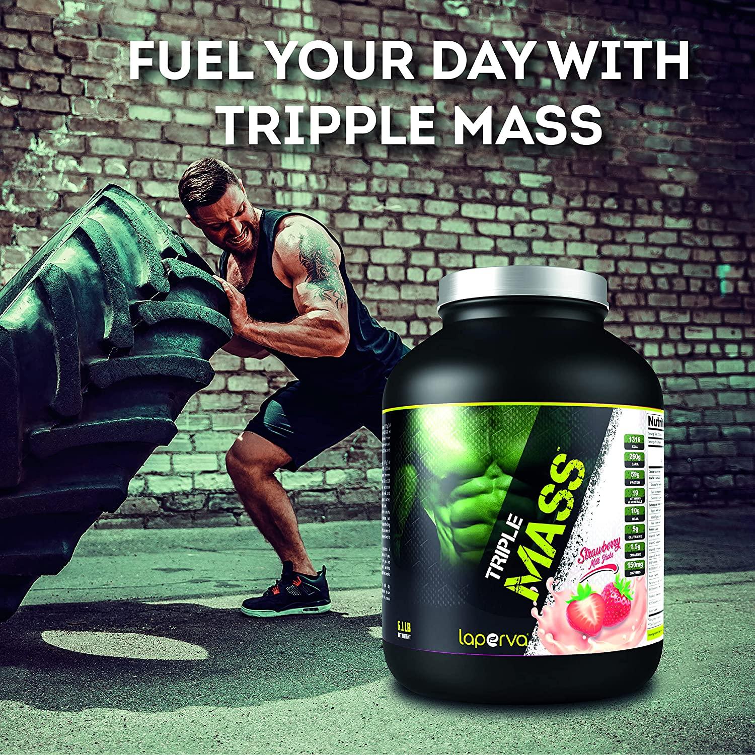 laperva Triple Mass Gainer Protein Powder - Wellness Shoppee