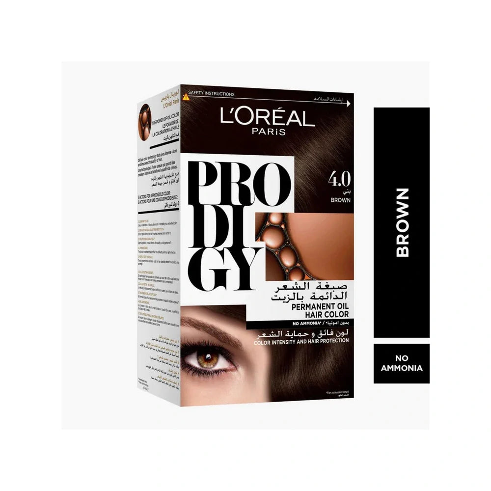 L'Oreal Paris Prodigy 4.0 Brown Permanent Oil Hair Colour - Wellness Shoppee