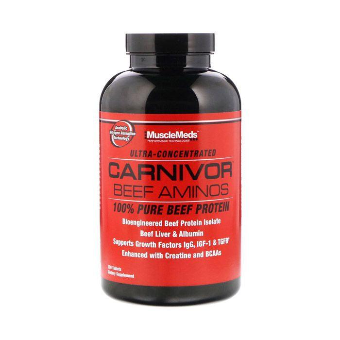 Muscle Med Carnivor Amino Beef 300's Tablet - Wellness Shoppee