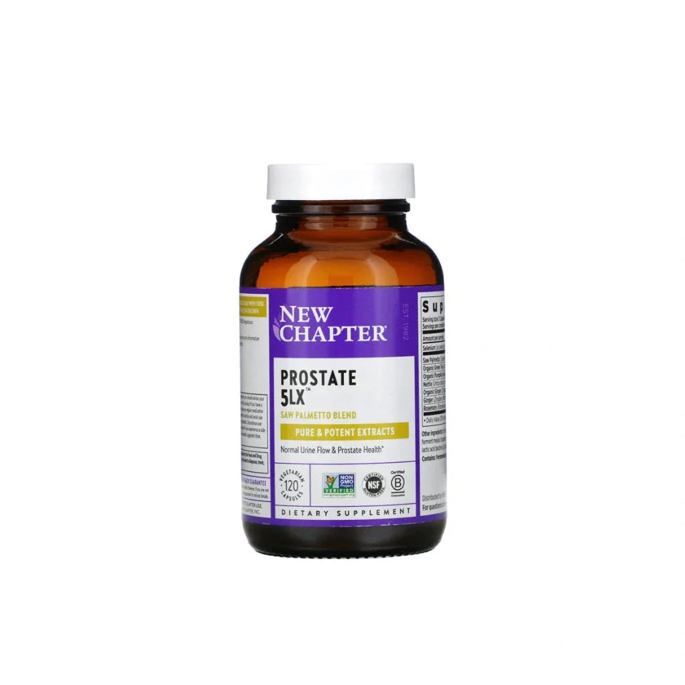 New Chapter Prostate 5lx Palmeto Blnd 120 Veg Capsules - Wellness Shoppee