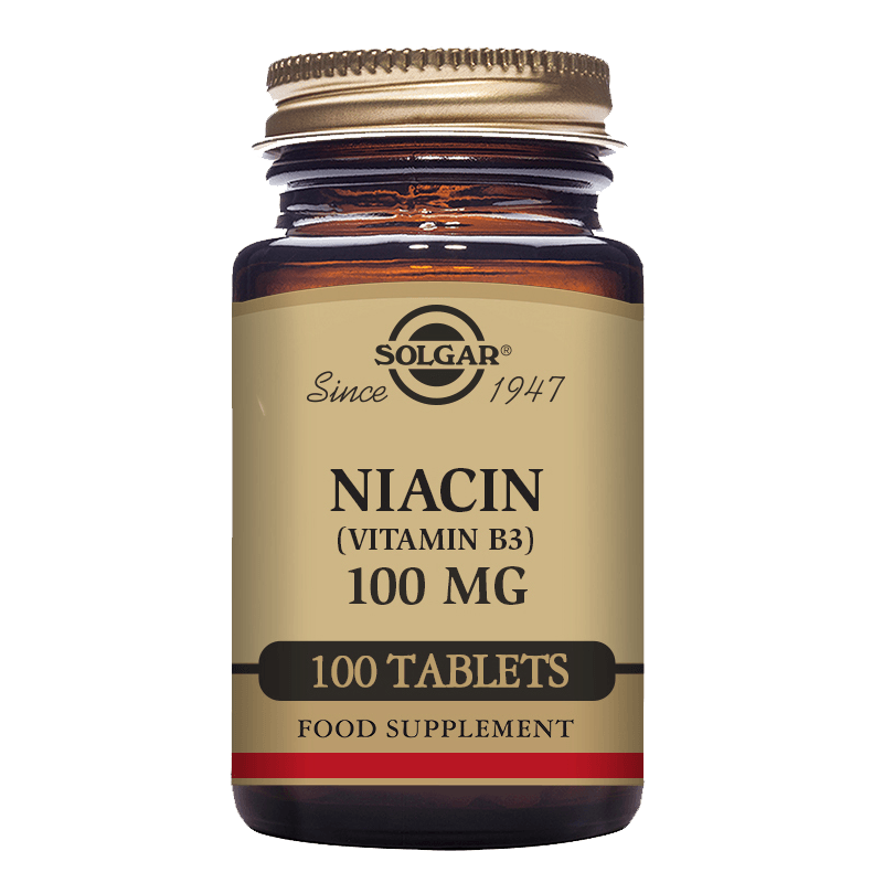 Niacin (Vitamin B3) 100 mg Tablets - Pack of 100 - Wellness Shoppee