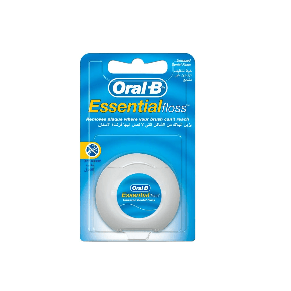 Oral-B Essential Floss Unwaxed 50m - Wellness Shoppee