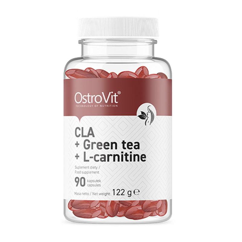 OstroVit CLA + Green Tea + L-Carnitine 90 softgel - Wellness Shoppee