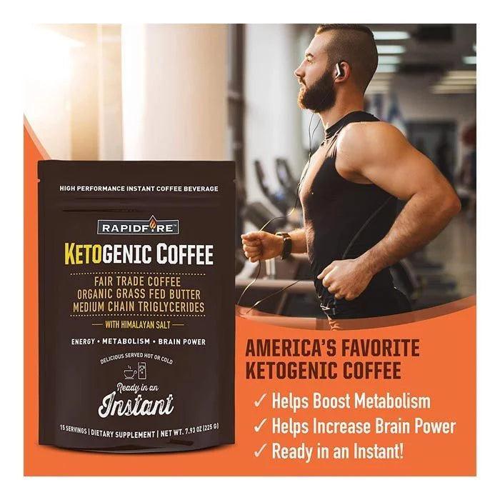 Rapidfire Ketogenic Coffee 15 Servings - Wellness Shoppee