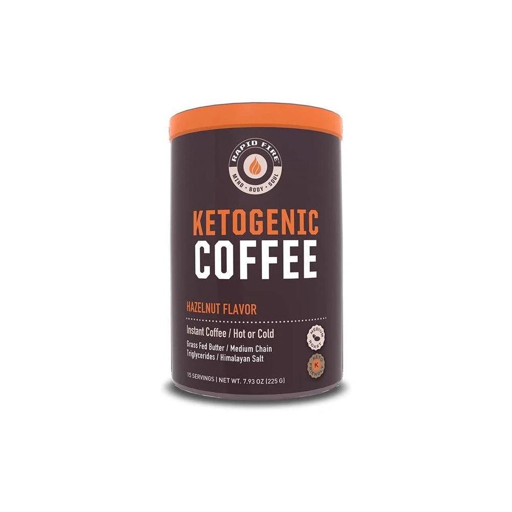 Rapidfire Ketogenic Coffee Hazelnut 225 g 15 Servings - Wellness Shoppee