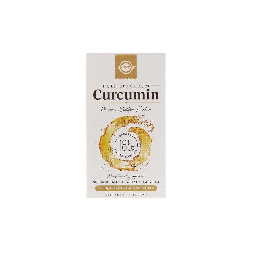 Solgar Fullspectrum Curcumin Liquid Extract 30 Softgels - Wellness Shoppee