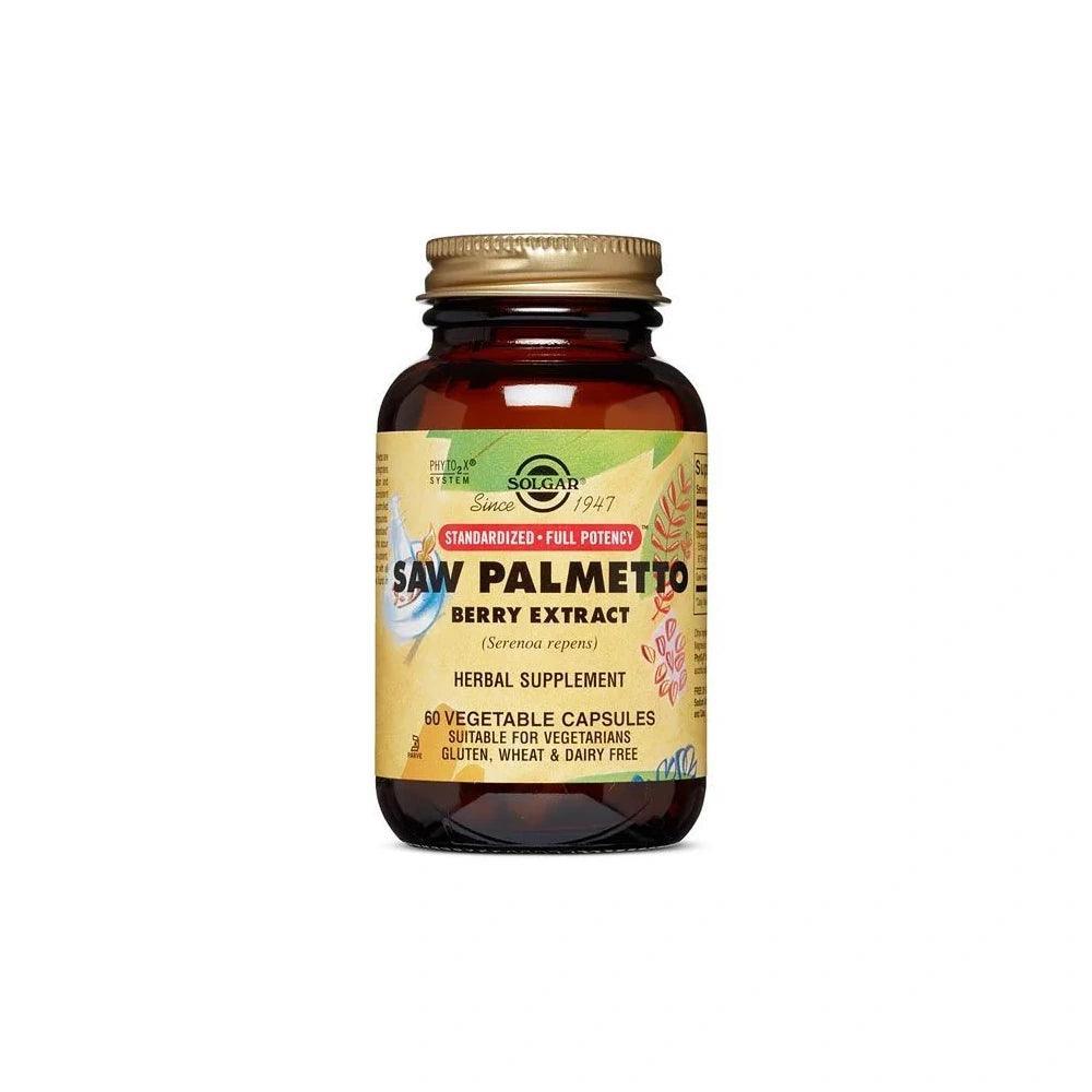 Solgar SFP Saw Palmetto Berry Extract Vegetable Capsules 60s - Wellness Shoppee