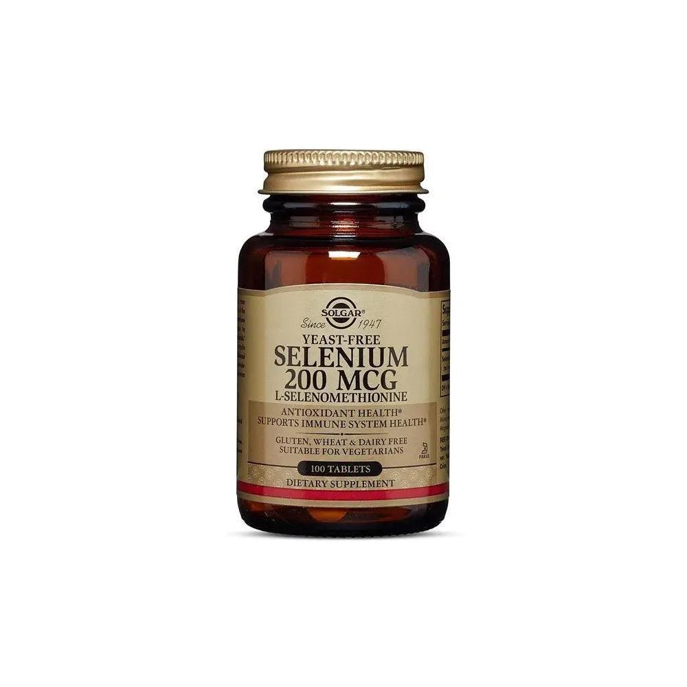 Solgar Yeast Free Selenium 200 mcg 100 Tablets - Wellness Shoppee