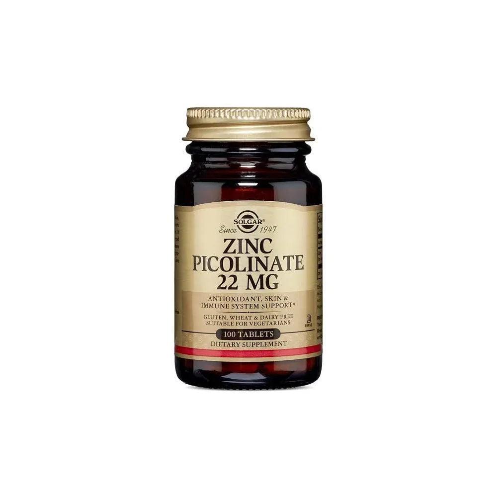 Solgar Zinc Picolinate 100s - Wellness Shoppee