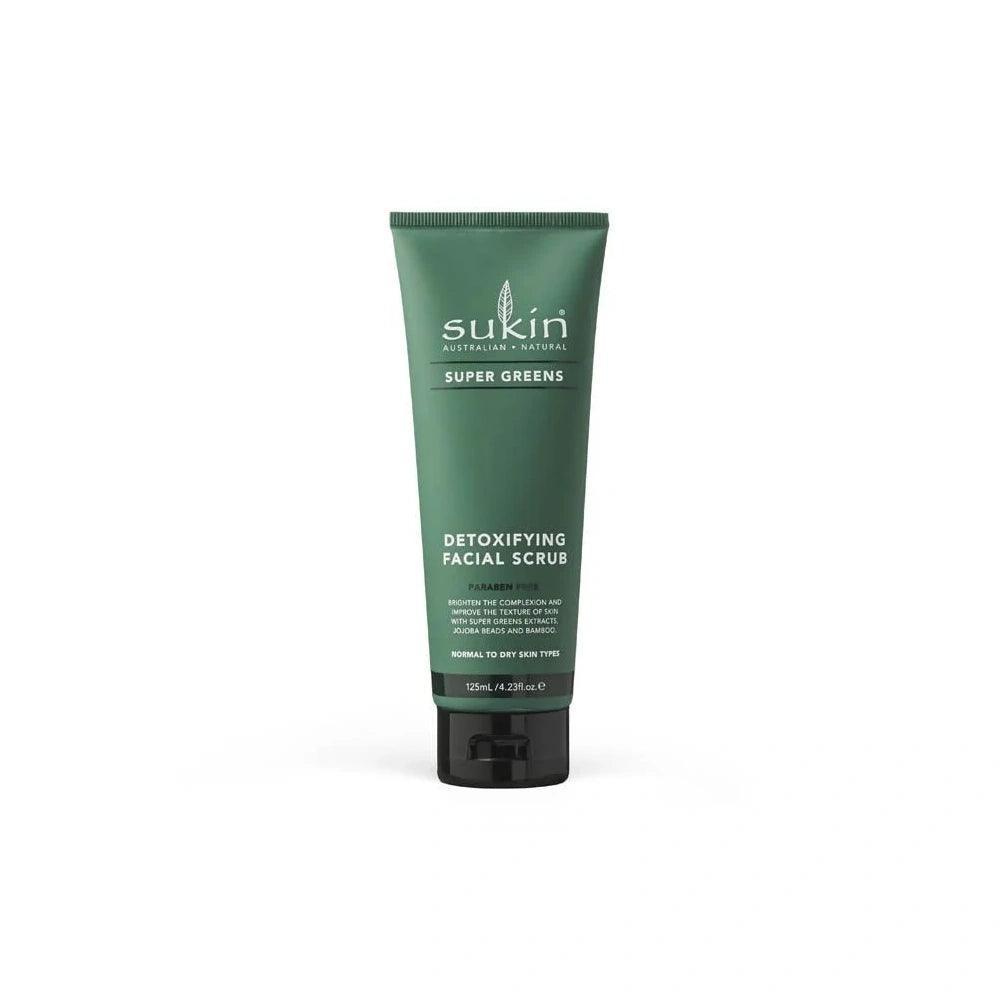 Sukin Super Greens Detoxifying Facial Scrub 125 ml - Wellness Shoppee