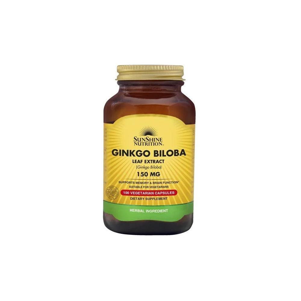 Sunshine Nutrition Ginkgo Biloba 150 mg Capsule 100s - Wellness Shoppee