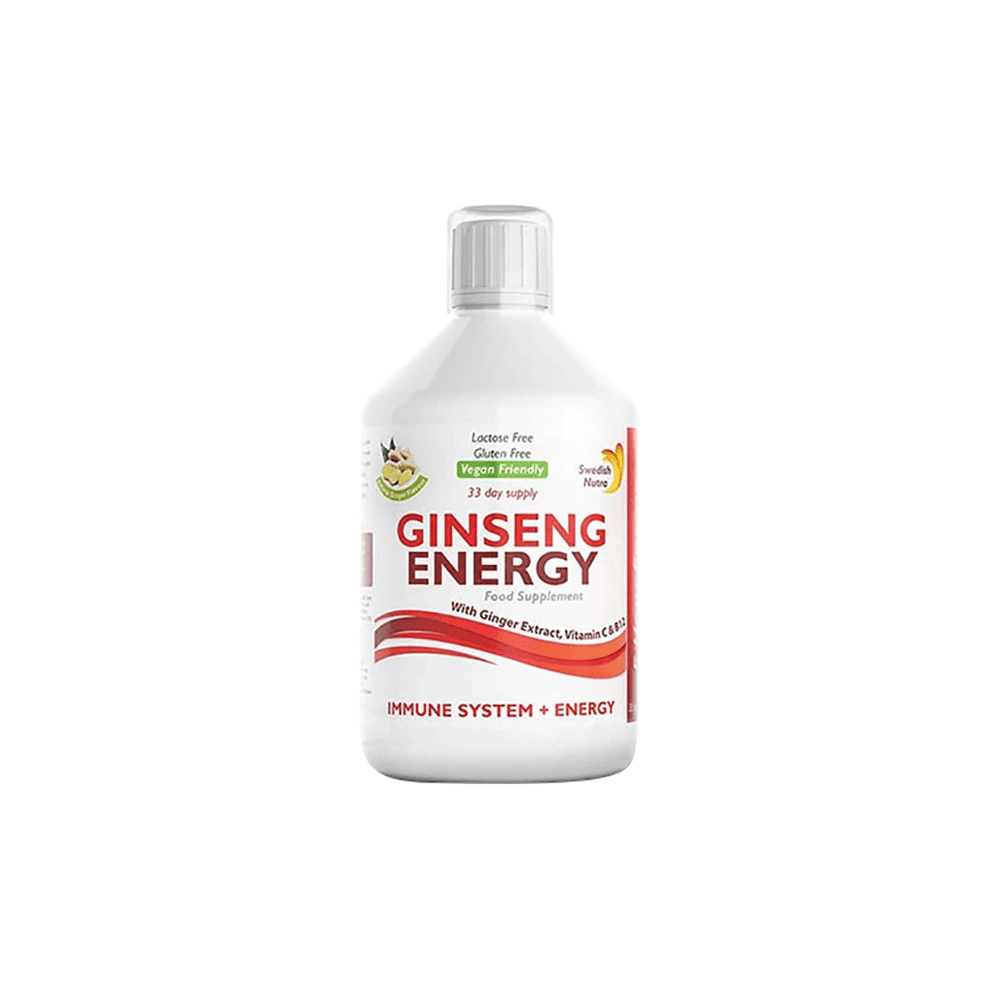 Swedish Nutra Liquid Ginseng Energy 500ml - Wellness Shoppee