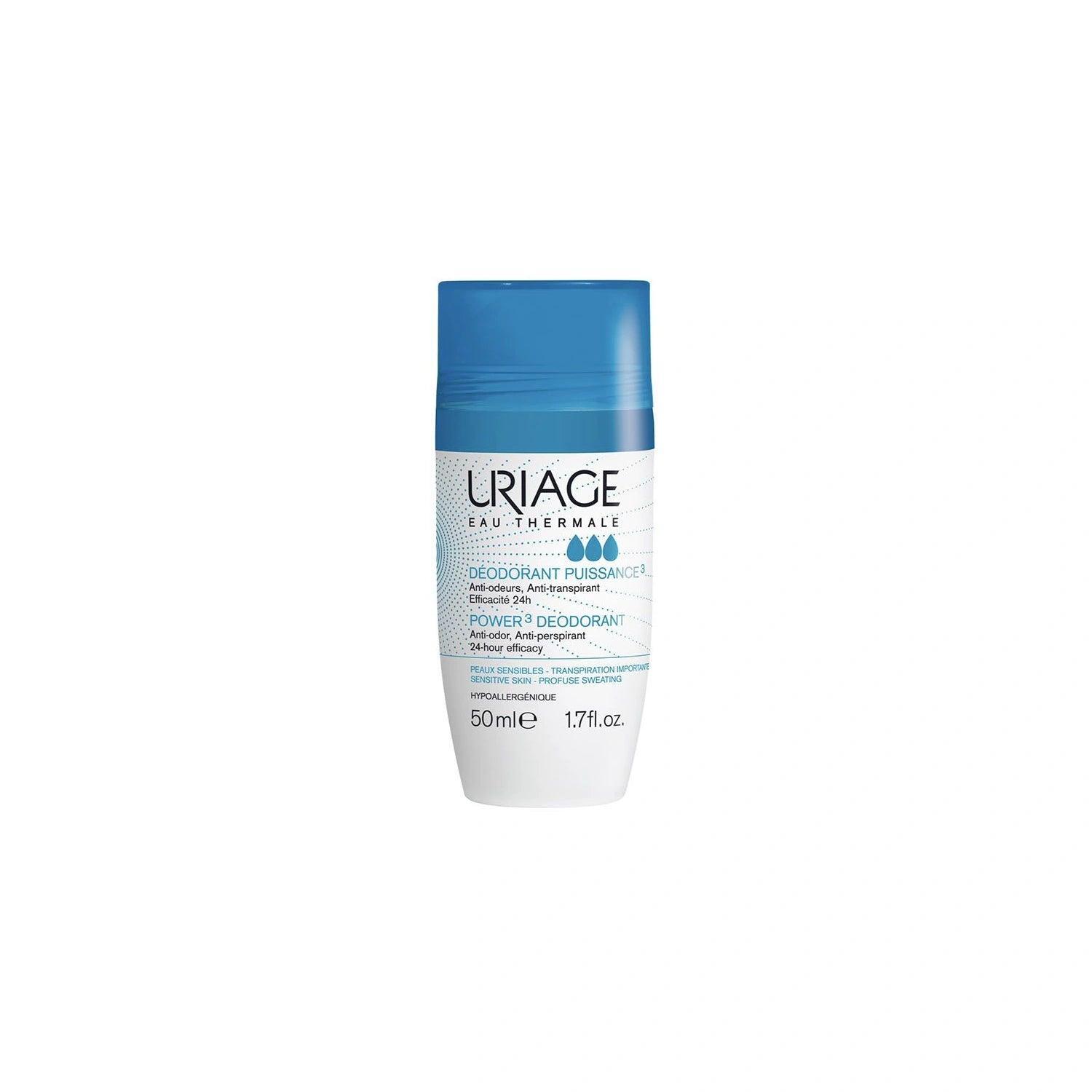 Uriage Power 3 Deodorant Roll On 50ml - Wellness Shoppee